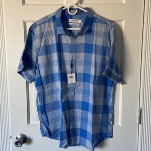 NWT Calvin Klein short sleeve Button down